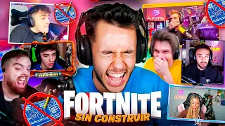 MEJORES MOMENTOS DEL TORNEO DE FORNITE CON STREAMERS *SIN CONSTRUIR* - TheGrefg