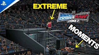 WWE Smackdown vs Raw 2007 Extreme Moments! PS2 (Give the right answer and get a shoutout)