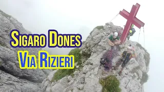 Via Rizieri - Sigaro Dones + Spigolo Dorn - Grignetta Climbing
