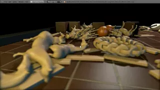 Studio Physics Real-Time Demo + Constraint Strings - Blender + Bullet