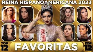 Reina Hispanoamericana 2023 | TOP 12 DE FAVORITAS
