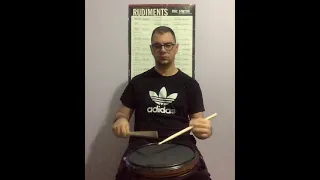 Paradiddle in triplets and 3over4