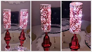 DIY DOLLAR TREE VALENTINES DAY CANDLE HOLDER 2023