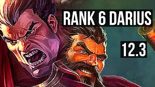 DARIUS vs GRAVES (TOP) | 2.7M mastery, Rank 6 Darius, Legendary, 14/4/6 | BR Grandmaster | 12.3