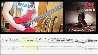 Ozzy Osbourne- Mr Crowley Outro Guitar Solo Tab