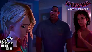 Gwen talks to Miles Parents [1080p] | Spider-Man: Across the Spider Verse Movie Scene