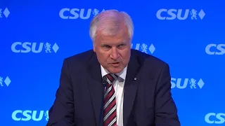 Nach Bundestagswahl 2017: Horst Seehofer - „Wir haben verstanden“