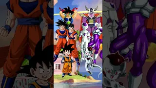 Goku family vs Frieza family! #dbz #dragonballsuper #goku #vegeta #dragonball #gohan