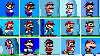 Evolution of Mario's Sprites in Super Mario World