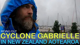 Riding Out Cyclone Gabrielle on a Small Boat on the North Island of New Zealand
