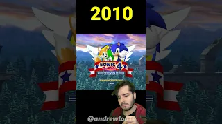 Evolution of Sonic's Start Screen 1991-2022 #shorts #evolution