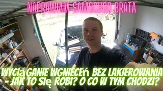 Wyciąganie wgnieceń bez lakierowania jak to się robi o co w tym chodzi Naprawiam samochód brata PDR