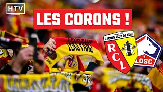 LES CORONS - INCROYABLE hymne Lensois lors du Derby du Nord ! (RC LENS - LOSC)