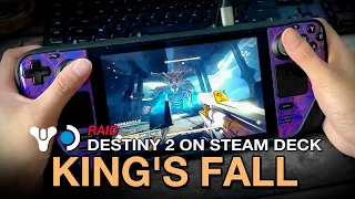 Destiny 2 Lightfall on Steam Deck: King's Fall Raid (Gameplay on Windows 10)