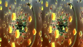 World Of Cubix (3D, stereoscopic, SBS, HD, fractal)