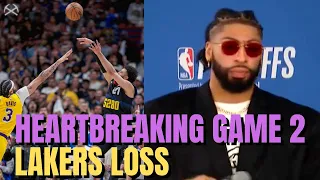 Lakers Lose to Jamal Murray Buzzer Beater! LeBron, AD Furious with Refs, Game Plan! Can LA Come Back