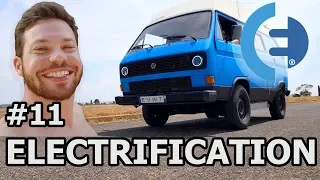 DRIVING our TESLA powered VW T3 Electric van (#EVWT 32)