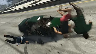 GTA V: Cars & Bikes Ejection Crashes Compilation