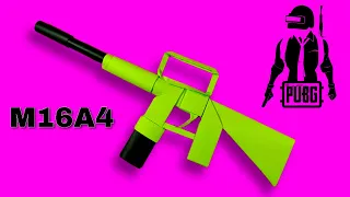 Pub G Gun (M16A4) | How to make Paper Gun - Easy Making Origami Weapons |