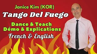 Tango Del Fuego Line Dance (Dance & Teach / Démo & Explications / French & English)