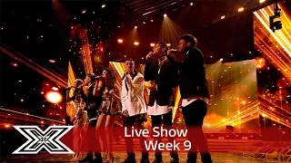 The Contestants open the show with Do They Know It’s Christmas | Results Show | The X Factor UK 2016