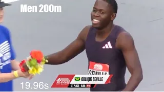 Oblique Seville Wins Men 200m With New PB 19.96 | Atlanta City Games 2024