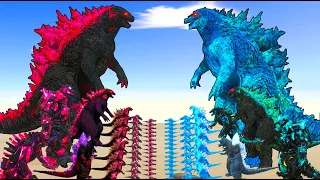 EVOLUTION of MECHAGODZILLA 2021 New Empire Size Comparison vs Team Modern Mecha ORGA Kaiju + GUNDAM