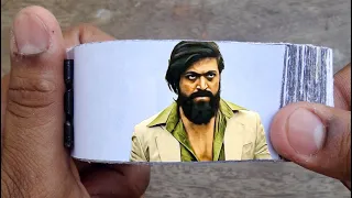 KGF Chapter 2 Movie Flipbook | Rocky's Death Flip Book | Yash | Flip Book Artist 2022