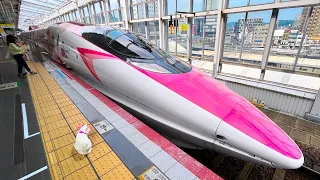 Riding Japan’s Hello Kitty Bullet Train | Osaka - Hiroshima