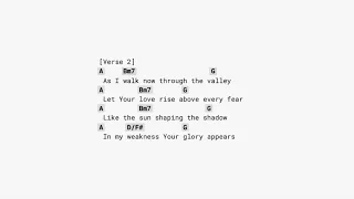 Here Again (Guitar Chords & Lyrics - NO CAPO) Elevation worship