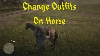 How to Change Outfits On Your Horse Red Dead Redemption 2