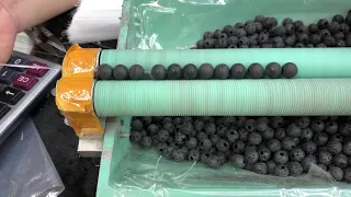 Stringing Beads in Factory