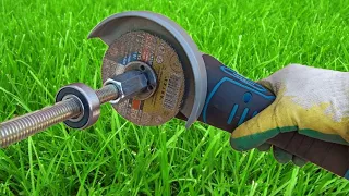 SECRET function of the angle grinder.  The amazing invention of the home handyman