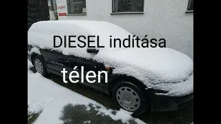 1. Így indulj hideg diesel autóval