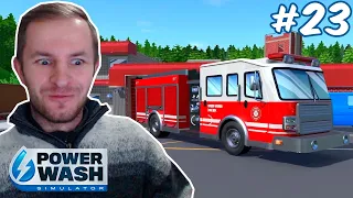 Ниламоп вымыл пожарную машину | Power Wash Simulator #23