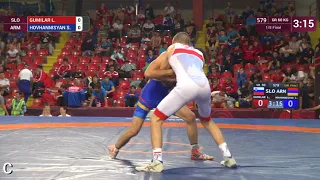 1/8 GR - 60 kg: L. GUMILAR (SLO) v. S. HOVHANNISYAN (ARM)