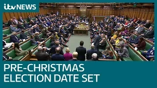 MPs vote for a UK general election on December 12 | ITV News
