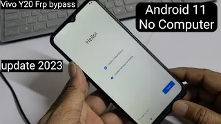 Vivo Y20 Frp bypass Android 11 No Computer 2023