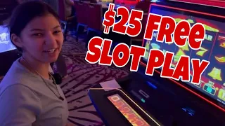 MIRAGE $25 FREE PLAY W/ INEXPERIENCED GAMBLER 2024 | Las Vegas | Fun Sizer