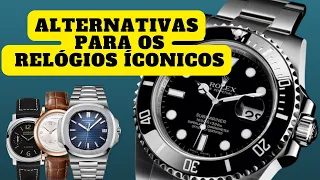 Alternativas Acessíveis dos Relógios Íconicos! Rolex, Patek, Omega, A.Lange, Panerai, AP.