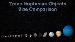 Trans-Neptunian Objects Size Comparison | Kxvin