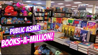 Books-A-Million!📚 ASMR Public 🤤Book Tapping Scratching Caressing Tracing w/Crinkles✨Lofi Tingles✨