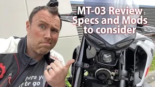 Yamaha MT-03 Review. Specs and Mods to consider.