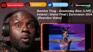 Bambie Thug - Doomsday Blue (LIVE) | Ireland 🇮🇪 | Grand Final | Eurovision 2024 | REACTION