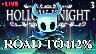 Hollow Knight: Road to 112% LIVE (ep 3)