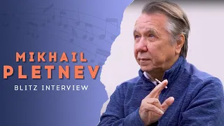 Interview with MIKHAIL PLETNEV at the ArtDialog Festival 2022