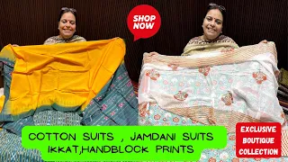 100% Cotton Suit Material  | Handblock Printed | Jaipur Cotton suits | Latest Collection | Order Now