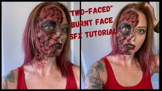 THAT'S HOT! Face Burn SFX Makeup Tutorial (Two-Face)