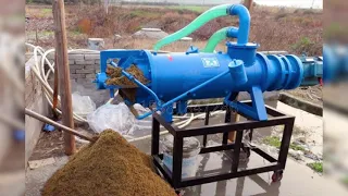 Working process of solid-liquid separator machine