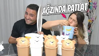 AĞZINDA PATLAT CHALLENGE !¿ YUTAN KAZANIR